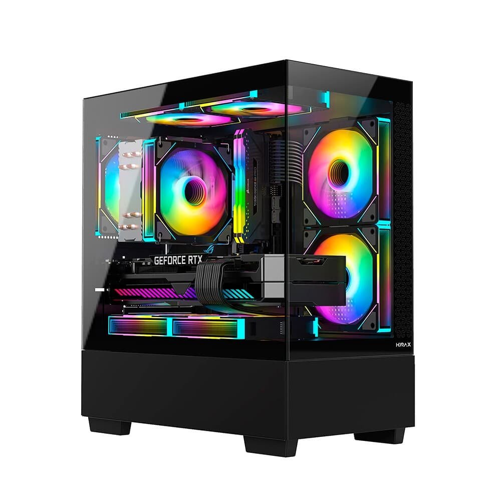 Gabinete Gamer Hyrax HGB320 Mini Tower M-ATX