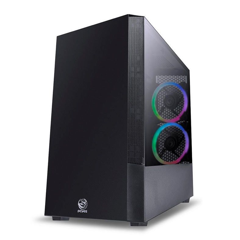 Gabinete Gamer Pcyes Gravity Mid-Tower Preto