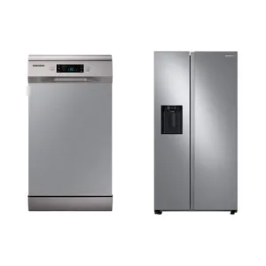 Lava-louças 10 Serviços 127V + Geladeira Side by Side RS60 Inox 127V 628L Combo