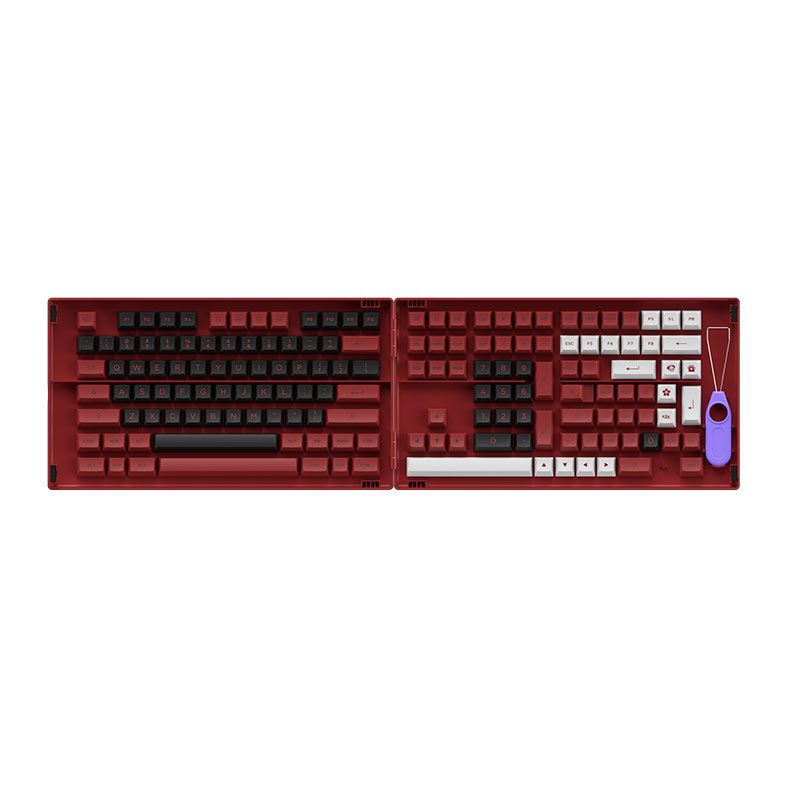 Conjunto de Teclas Akko ASA Profile PBT Double Shot Bred