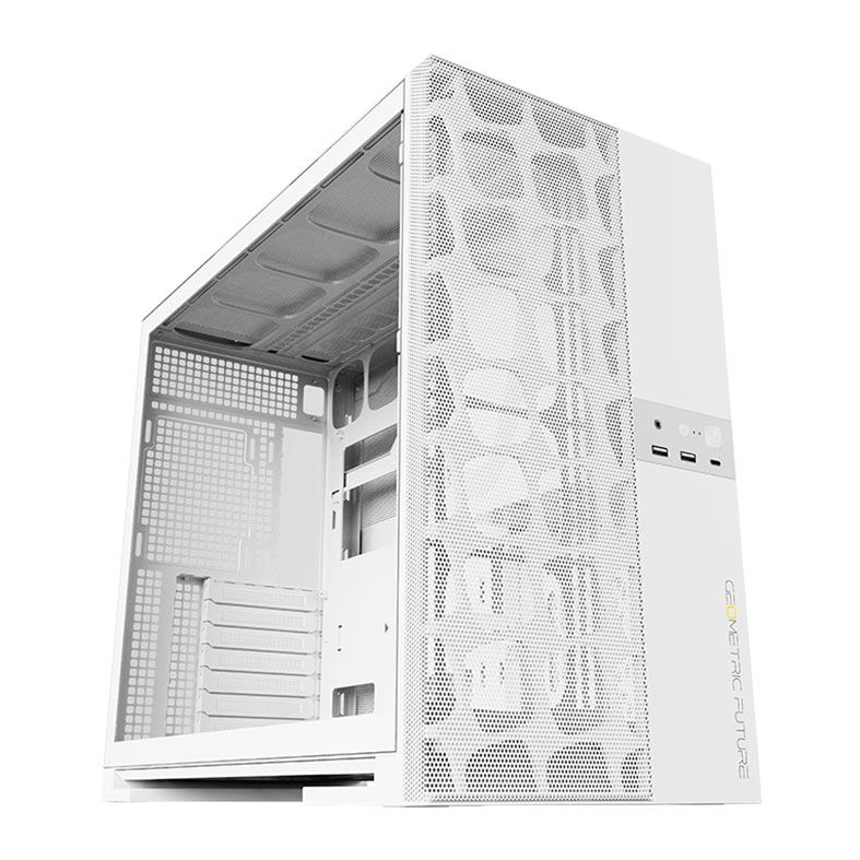 Gabinete Gamer Geometric Future Model 5 Vent Mid-Tower GEO-M5V-W