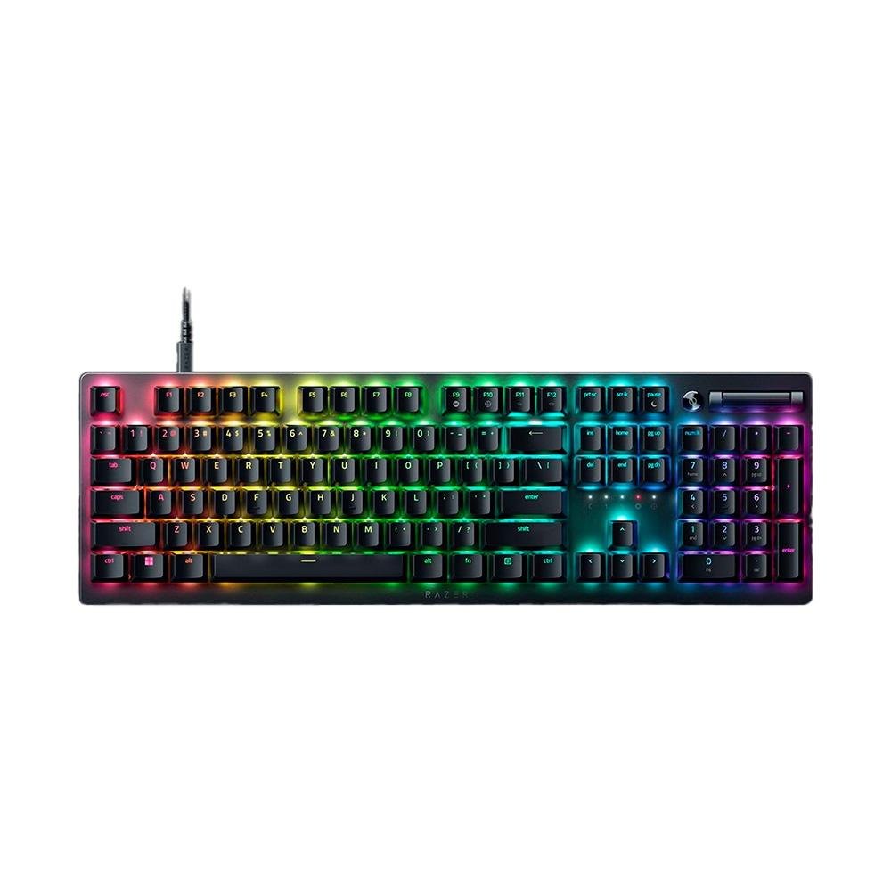 Teclado Gamer Razer Deathstalker V2 Chroma RGB Switch Vermelho Preto RZ0304500200R3U
