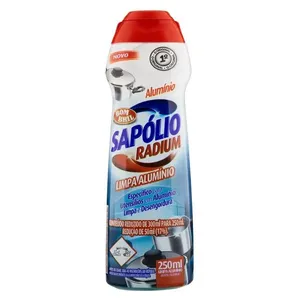 Sapólio Cremoso Radium Limpa Alumínio 250ml