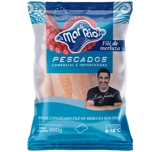 Filé de Merluza Mar e Rio Congelado 800g