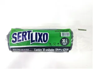 Saco de Lixo Sert Lixo Rolo 30 Unidades