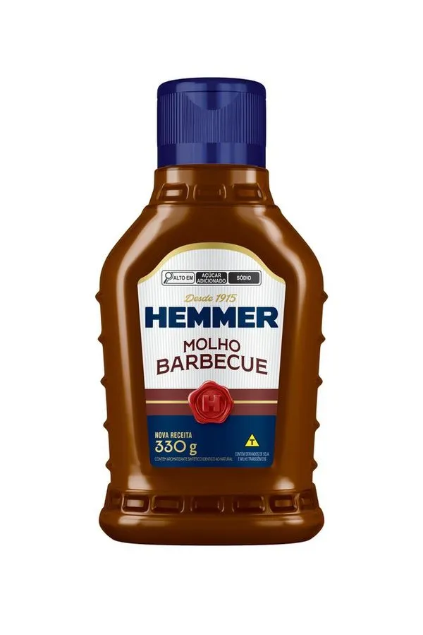 Molho Barbecue Hemmer Squeeze 330g Molho Barbecue Hemmer 330g