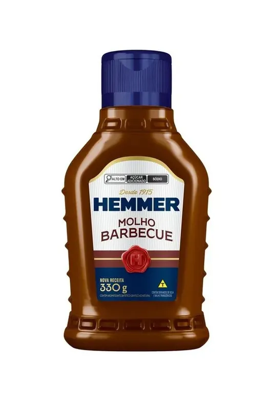 Molho Barbecue Hemmer Squeeze 330g Molho Barbecue Hemmer 330g