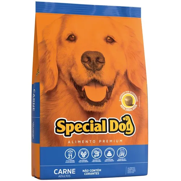 Ração Special Dog Cães Adultos Carne 1kg