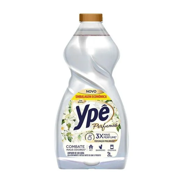 Limpador Perfumado Chá Branco Ypê Perfumes Frasco 2l