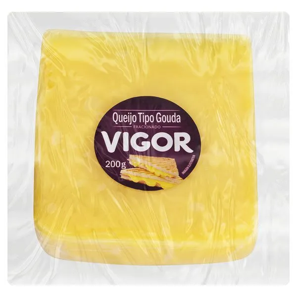 Queijo Gouda Fracionado Vigor 200g