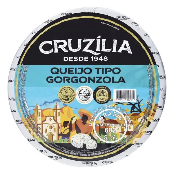 Queijo Cruzília Gorgonzola Peça Kg