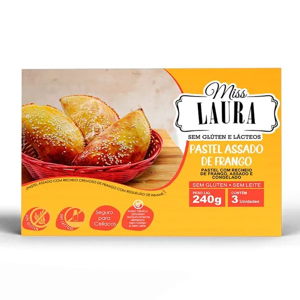 Calzone Miss Laura Frango Sem Glúten 240g