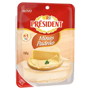 Queijo Président Minas Fatiado 150g
