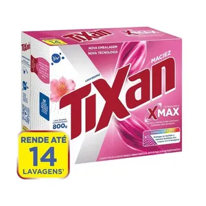 Sabão em Pó Tixan Ypê Maciez 800g Lava Roupas em Pó Tixan Ypê Maciez 800g