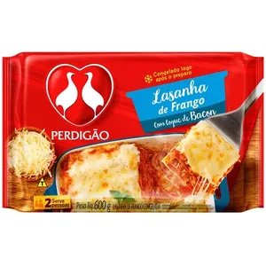 Lasanha Perdigão Frango Com Bacon 600g