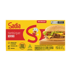 Hambúrguer Bovino Sadia Tradicional 672g