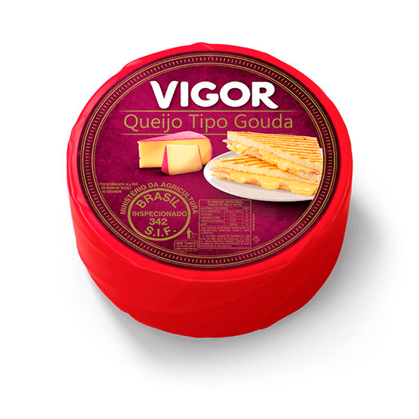 Queijo Gouda Vigor Forma Peça Kg