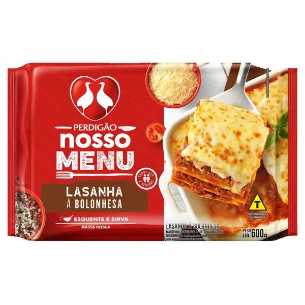 Lasanha bolonhesa 600g Perdigao