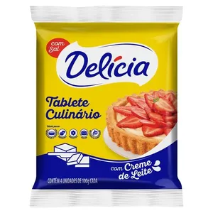 Margarina Delícia com Sal e Creme de Leite Tablete Culinário 400g