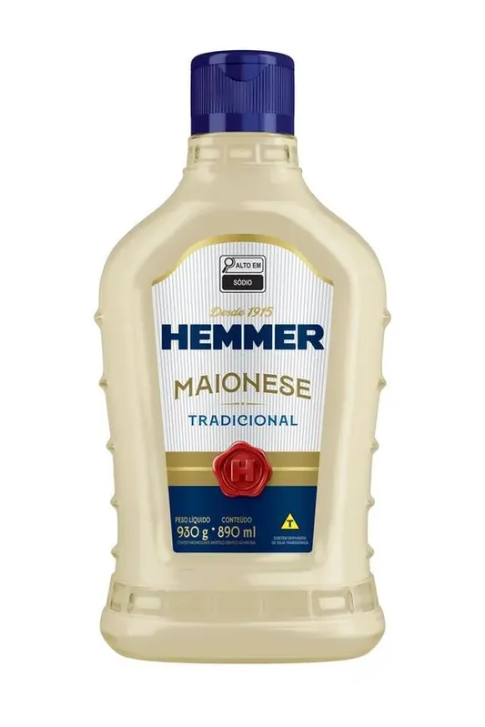 Maionese Tradicional Hemmer 930g