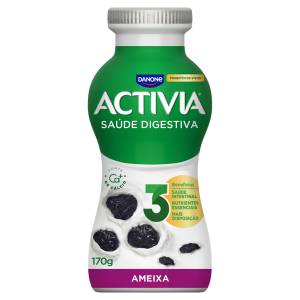 Iogurte Activia Líquido Ameixa 170g