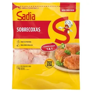 Sobrecoxa IQF 1kg Sadia