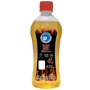 Alcool Tupi Gel Acendedor 80 Inpm Pet 425g Álcool em Gel Acendedor Tupi 80 INPM 425g