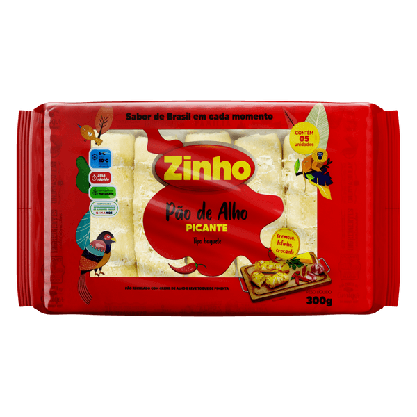 Pão de Alho Zinho Picante 300g
