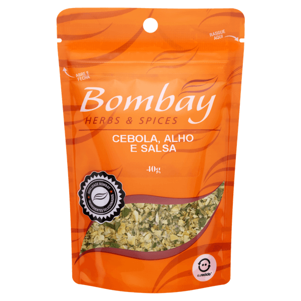 Tempero Bombay Cebola, Alho e Salsa Pouch 40g