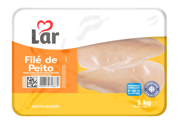File de Peito Lar Congelado 1kg