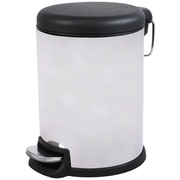 Lixeira Pratic Casa Redonda Inox 3l Un