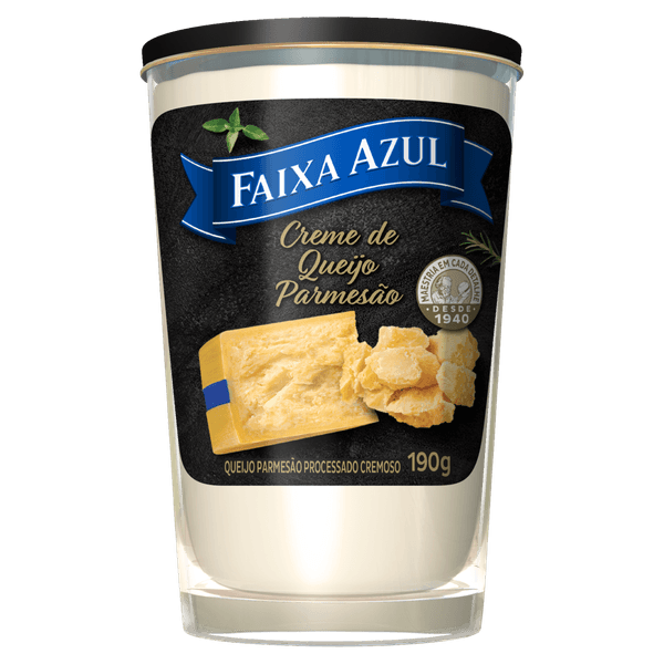 Creme de Queijo Parmesão Faixa Azul Copo 190g