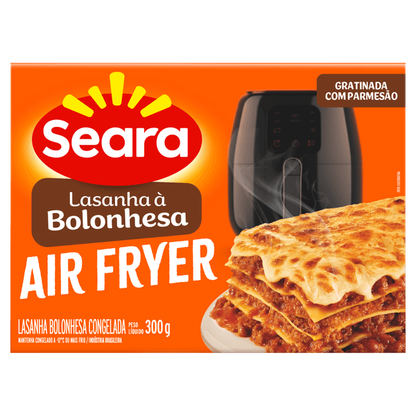 Lasanha Bolonhesa Seara Air Fryer Caixa 300g