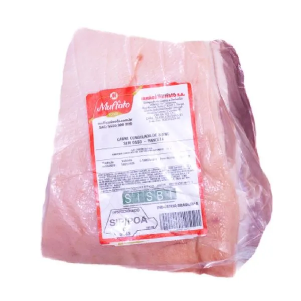 Carne Suína Panceta Congelada Muffato Foods Kg