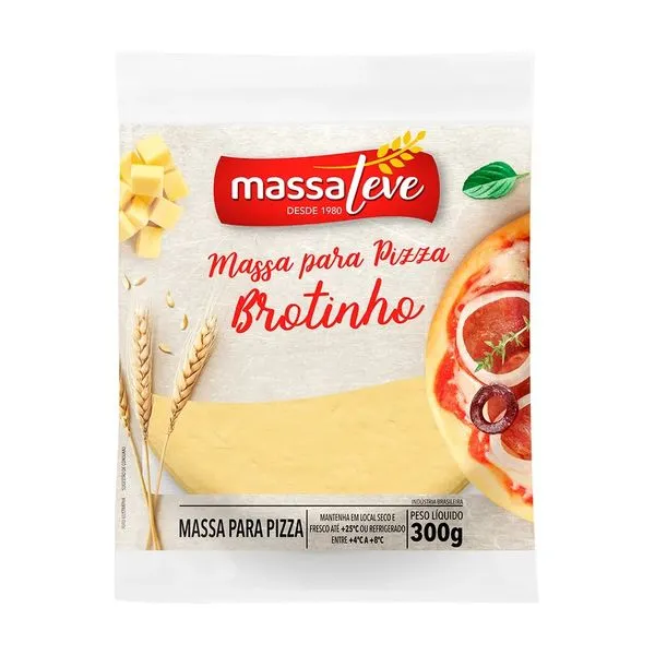 Massa para Pizza Massa Leve Brotinho 300g