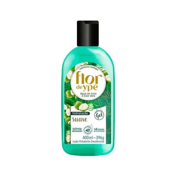 Hidratante Corporal Flor de Ypê Água de Coco e Aloe Vera 400ml