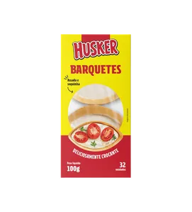 Barquetes Husker Massa Assad 100g
