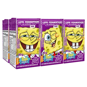 Leite Fermentado Elegê Bob Esponja Uva 480g