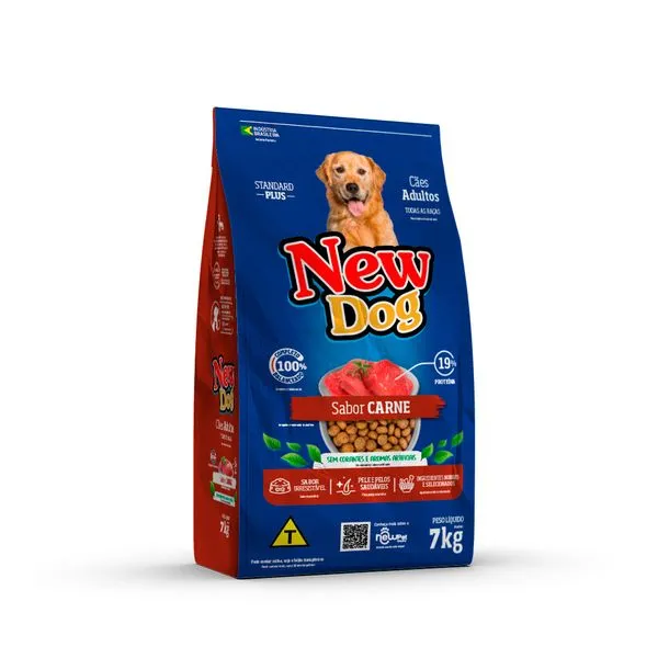 Ração Carne New Dog 7kg