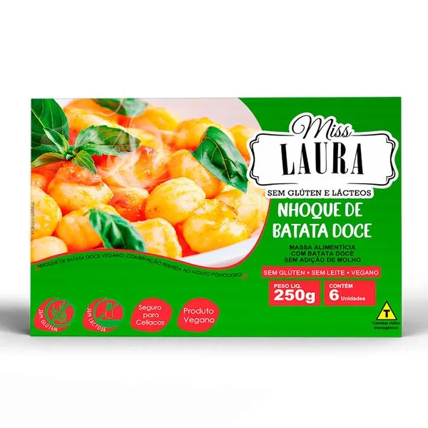 Nhoque Miss Laura Batata Doce Sem Glúten 250g