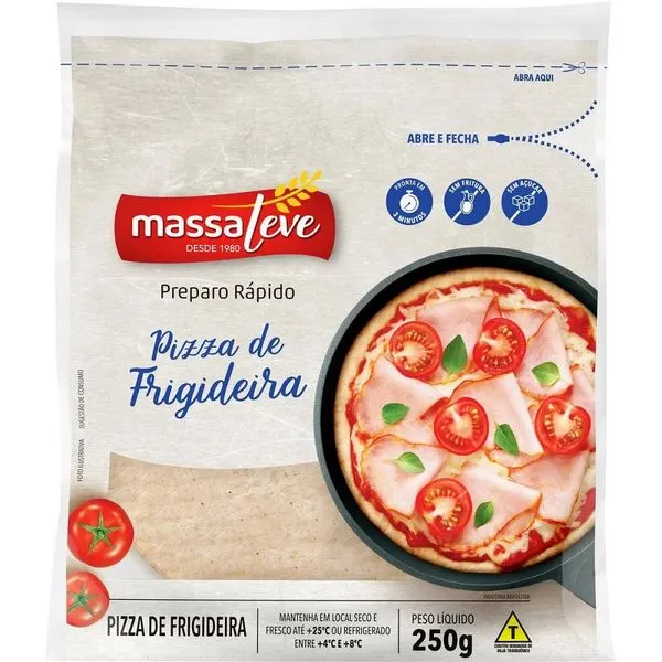Massa para Pizza de Frigideira Massa Leve 250g