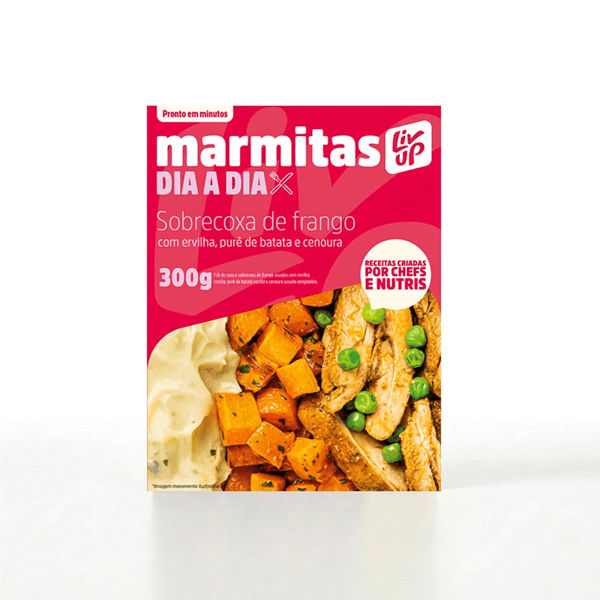 Marmita Liv Up Congelada Sobrecoxa Assada 300g