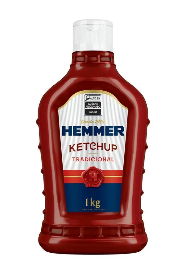 Ketchup Hemmer Tradicional Squeeze 1kg Ketchup Hemmer Tradicional 1kg