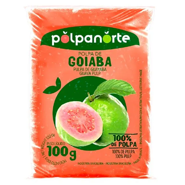 Polpa de Fruta Polpanorte Goiaba 100g