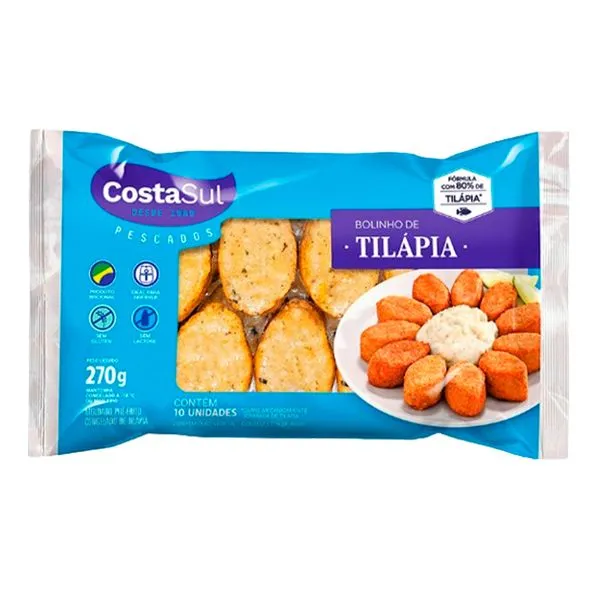 Bolinho Costa Sul Tilapia 270G