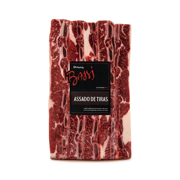 Carne Bovina Bassi Assado De Tiras Congelado Kg