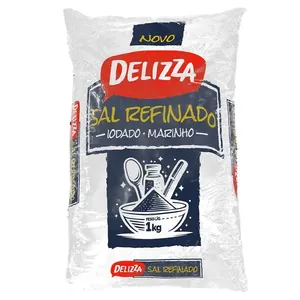 Sal Delizza Refinado Marinho Pacote 1kg