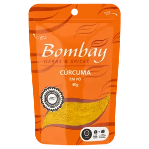 Cúrcuma em Pó Bombay Pouch 40g