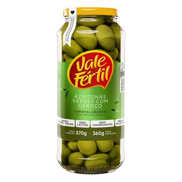 Azeitona Verde Vale Fértil 360g