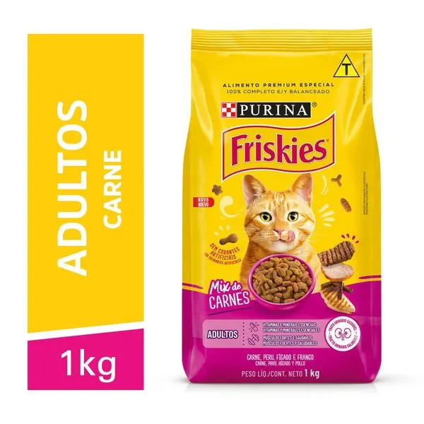 Ração para Gatos Friskies Mix de Carnes 1kg